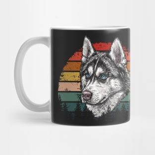 Vintage Husky Mug